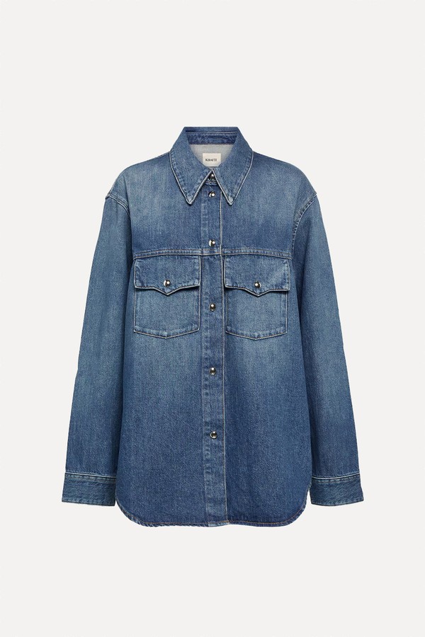 Jinn Denim Shirt from KHAITE