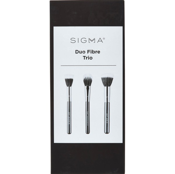 Three Piece Black Duo Fibre Trio Brushes