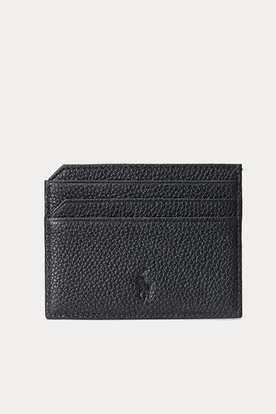 Pebbled Leather Card Case