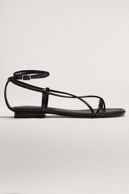 Flat Sandals With Multiple Straps from Massimo Dutti