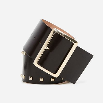 Wide Studded Belt from Uterque