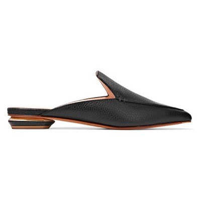 Beya Textured Leather Slippers from Nicholas Kirkwood