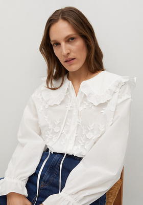Double Baby-Collar Shirt from Mango