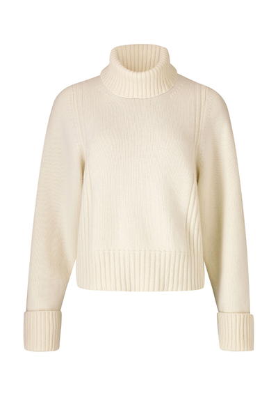 Merino Cashmere Rib Detail Jumper + Snood from Me + Em