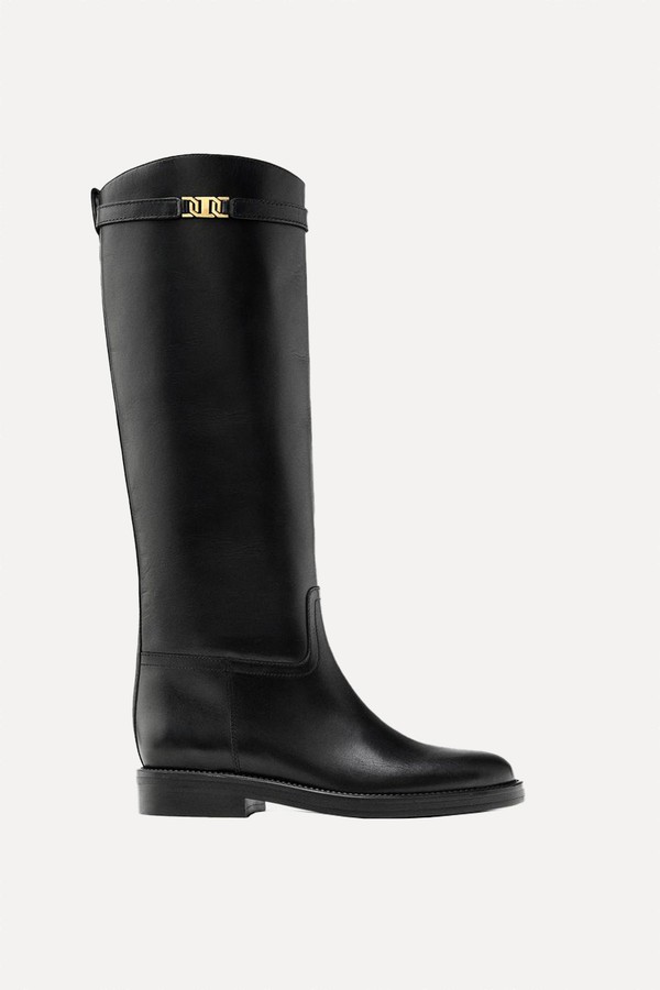Leather Riding Boots from Massimo Dutti