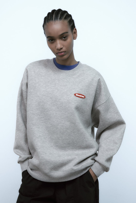 Mondrian Printed Sweatshirt  from Zara