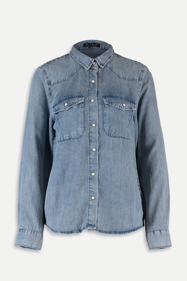 Denim Pocket Front Shirt