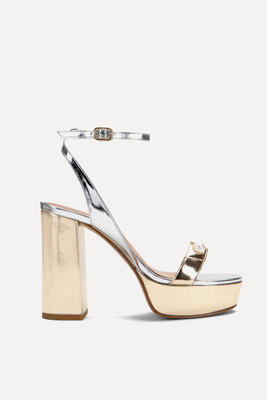 Tara Silver & Gold Heels from Camilla Elphick