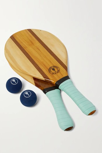 Trancoso Wooden Beach Bat and Ball Set from Frescobol Carioca