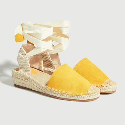 Espadrilles With Tie-Up Fastening from Oysho