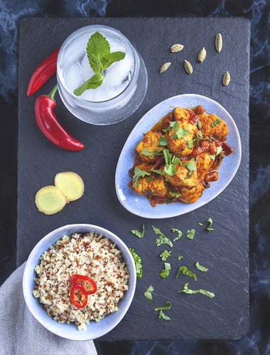 Chicken Madras & Quinoa