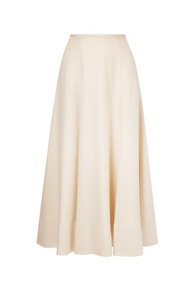 Elias Pleated Woven Midi Skirt from Elizabeth & James