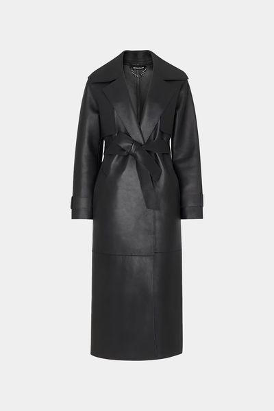 Faye Clean Bonded Trench Coat