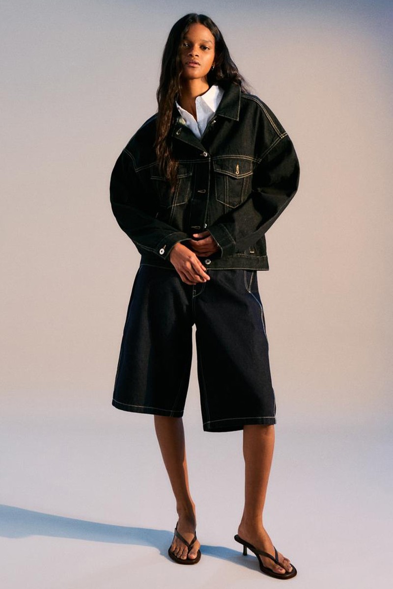 Balloon Denim Jacket from BERSHKA