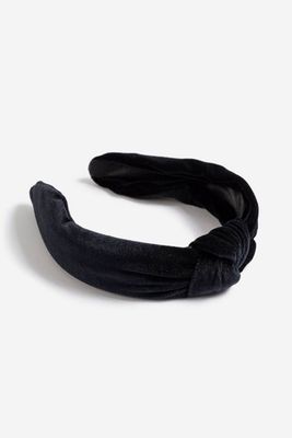 Velvet Knot Headband from Topshop