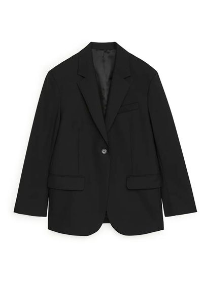 Oversized Wool Hopsack Blazer from Arket