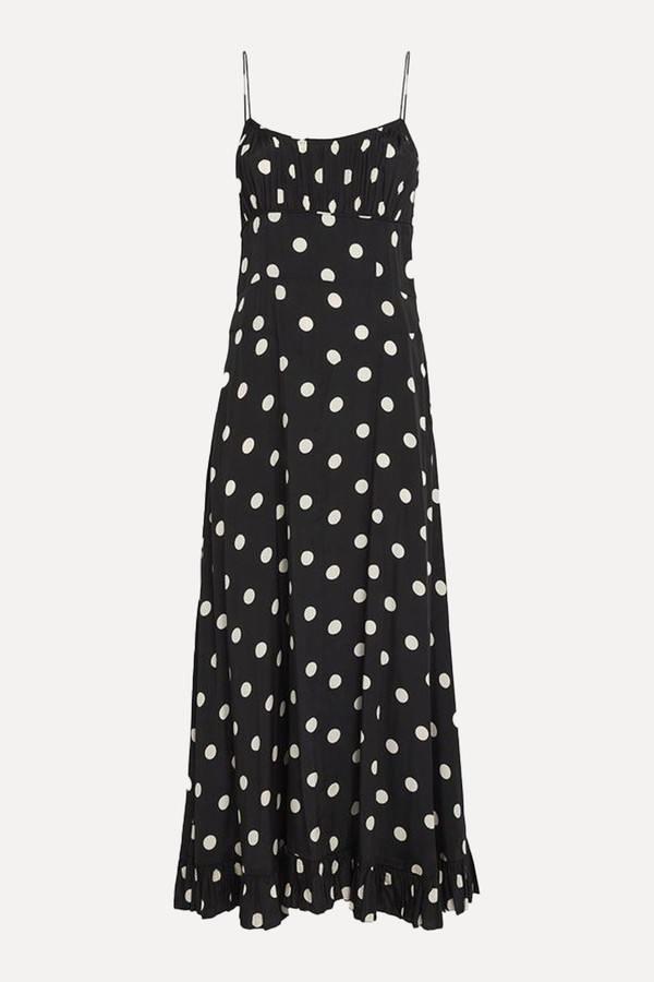 Solstice Sky Print Rosaria Midi Dress from Dôen