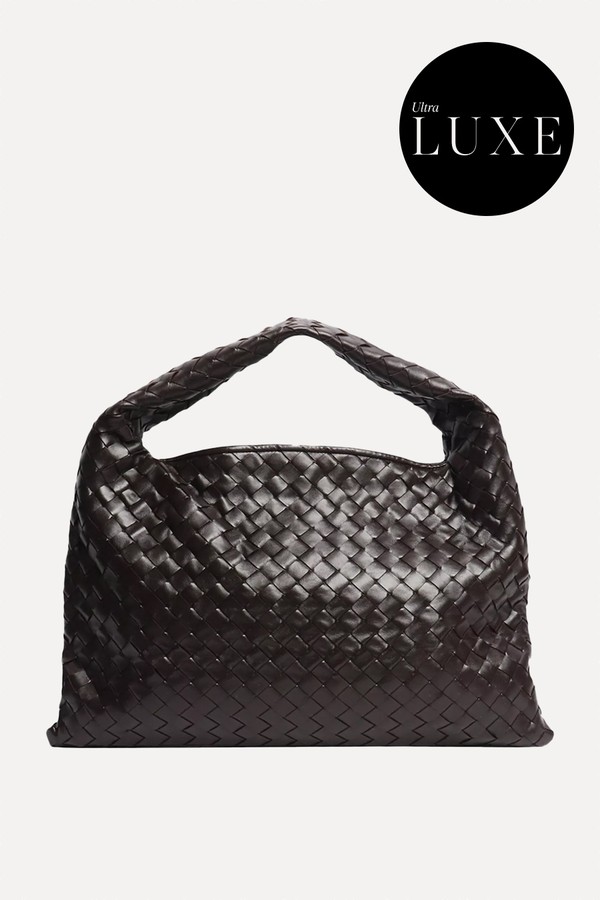 Pre-Loved Intrecciato Leather Hop Bag  from Bottega Veneta