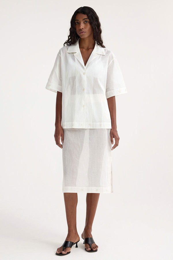 Embroidered Organza Skirt from Rohe