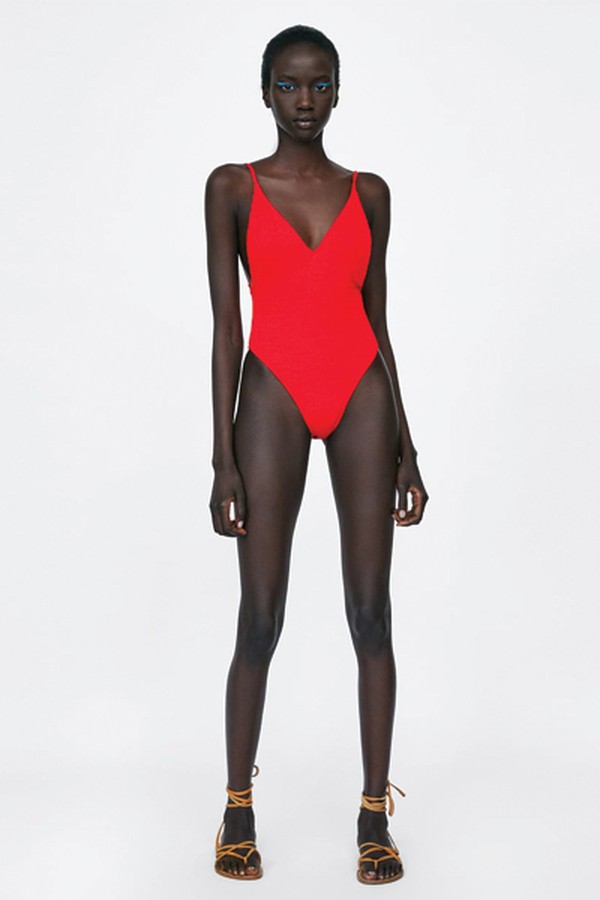 Textured Swimsuit from Zara