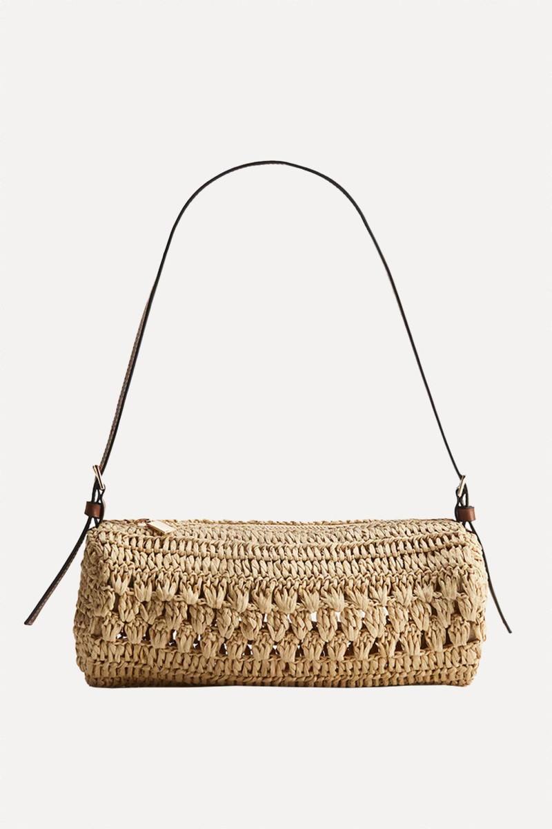 Straw Shoulder Bag from H&M