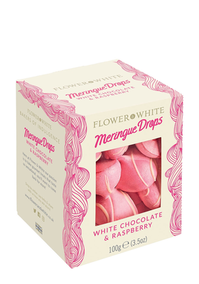 White Chocolate & Raspberry Meringues from Flower & White