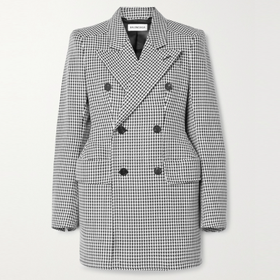 Double-Breasted Houndstooth Blazer from Balenciaga
