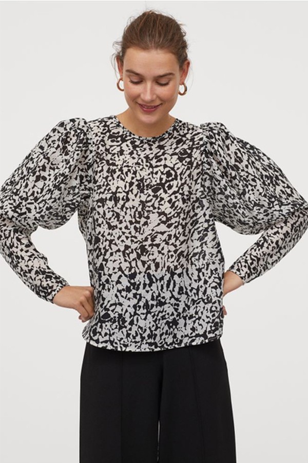 Puff-Sleeved Blouse from H&M