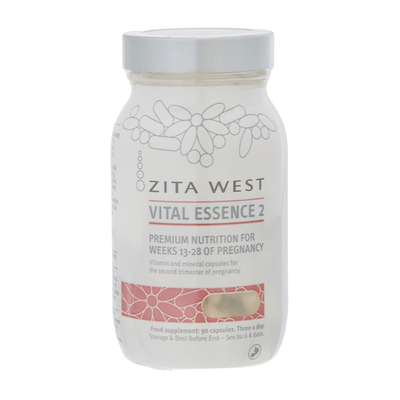 Vital Essence 2 Second Trimester Vitamins & Minerals from Zita West