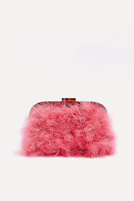 Feather Clutch Bag from River Island