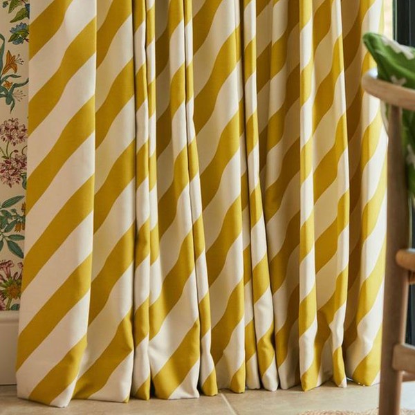 Paper Straw Made to Measure Curtains from Harlequin x Sophie Robinson