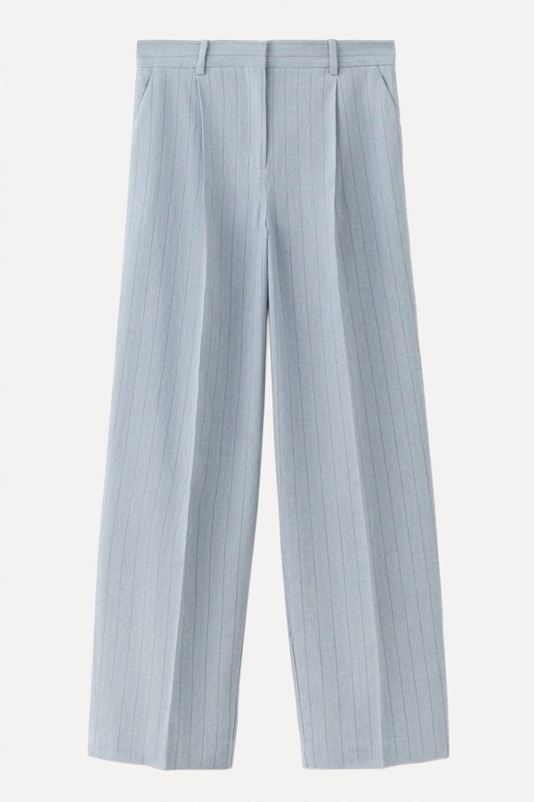 Pinstripe Suit Trousers from Mango