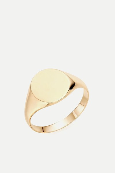 9ct Gold Signet Ladies Ring from Beaverbrooks