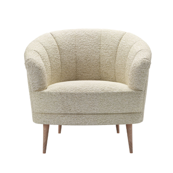 Harper Armchair In Textured Boucle