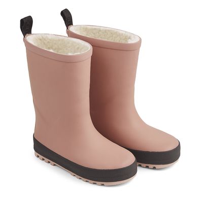 Mason Natural Rubber Boots Dusty Pink from Smallable