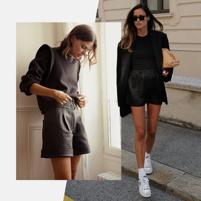 12 Pairs Of Leather Shorts & How To Style Them