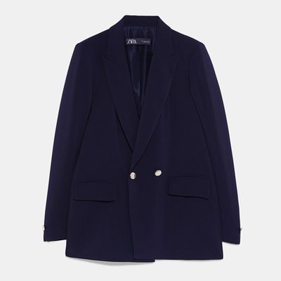 Buttoned Blazer from Zara