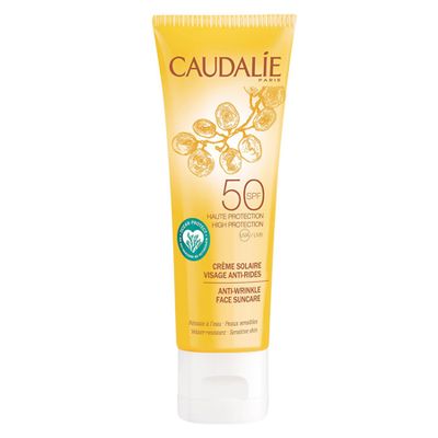 Anti-Wrinkle Face Suncare SPF50 from Caudalie