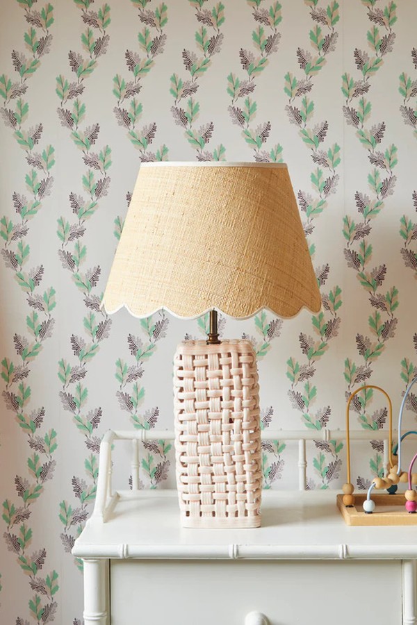 Woven Ceramic Lamp Base from Matilda Goad & Co.