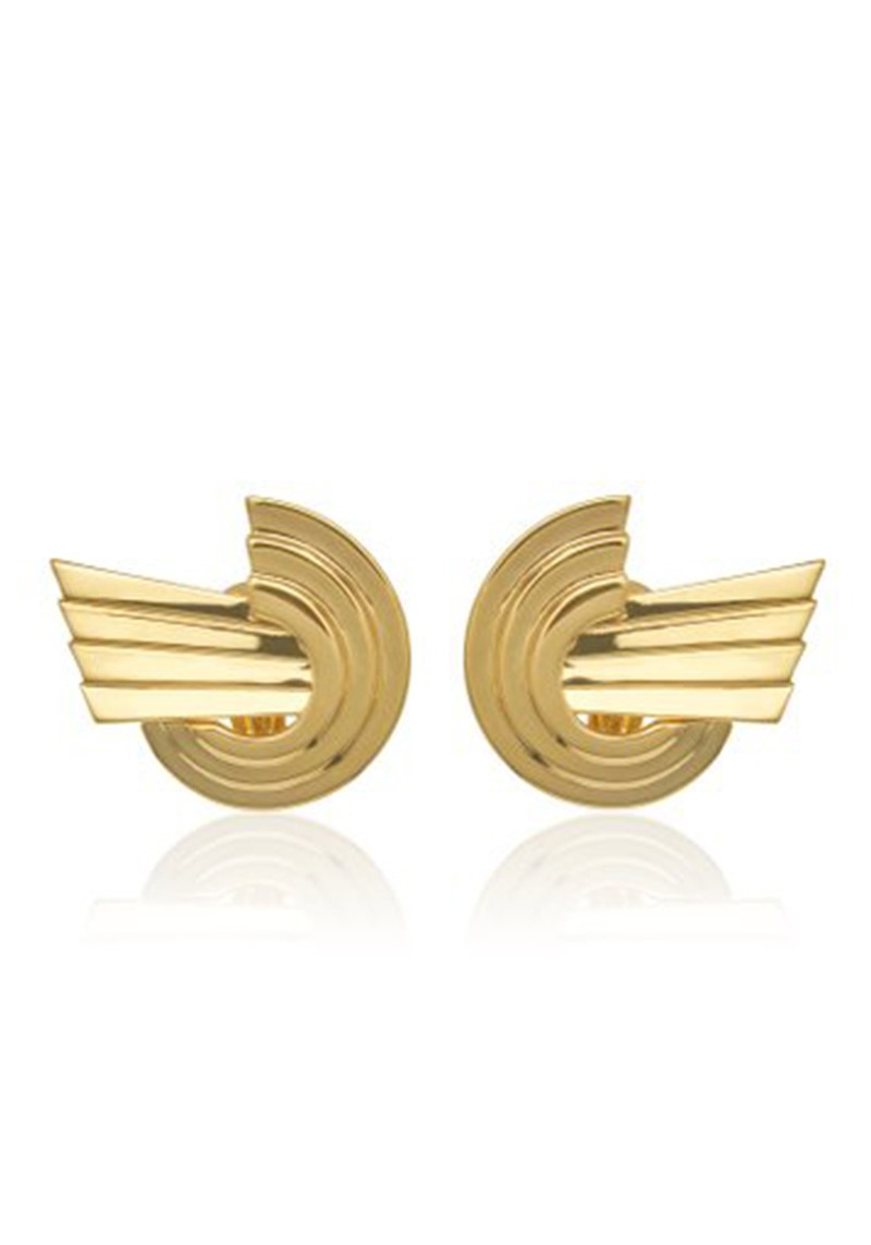 Meryl Gold- Plated Brass Earrings from Leda Madera
