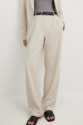 Striped High Waist Trousers from NA-KD