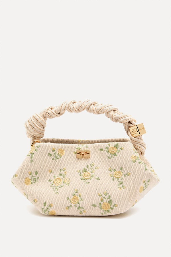 Bou Mini Canvas Top Handle Bag from Ganni
