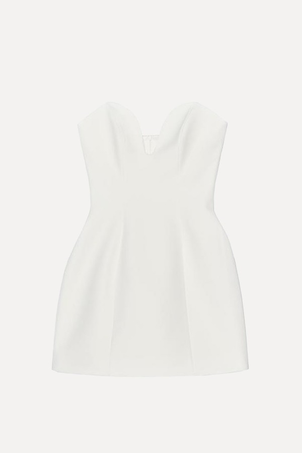Dress With A Sweetheart Neckline from Zara