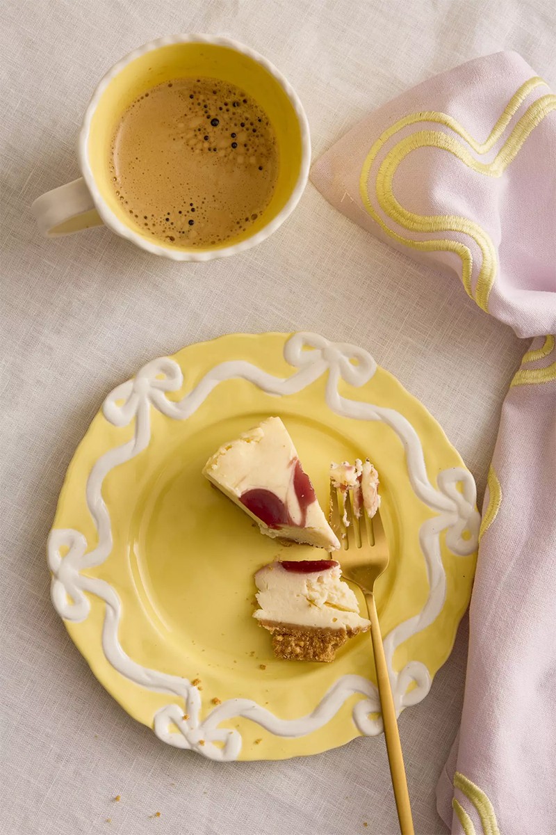 Benedita Bow Stoneware Side Plate  from Anthropologie