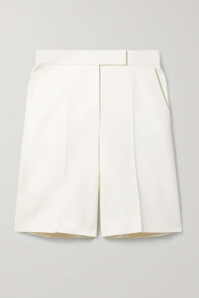 Bray Wool-Blend Canvas Shorts from Max Mara