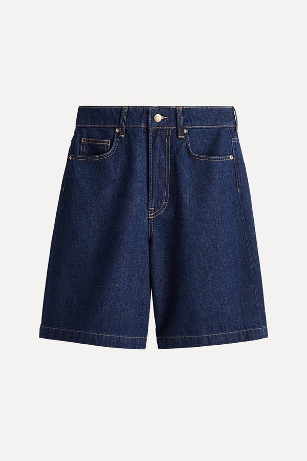 Denim Bermuda Shorts