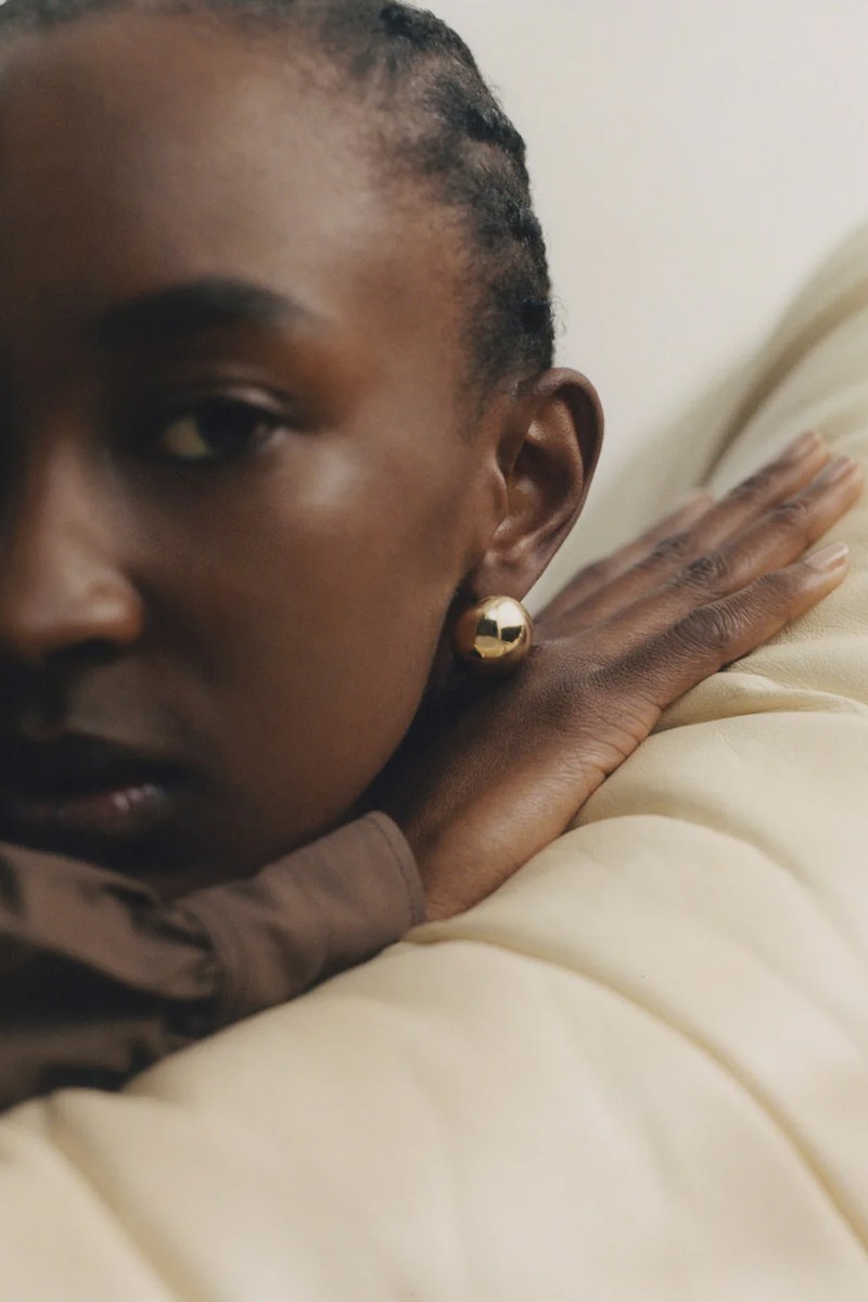 Critical Citizens Recycled Gold Vermeil Earrings from COMPLETEDWORKS