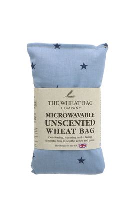 Stars Denim Blue Cotton Wheat Bag from The Wheat Bag Company