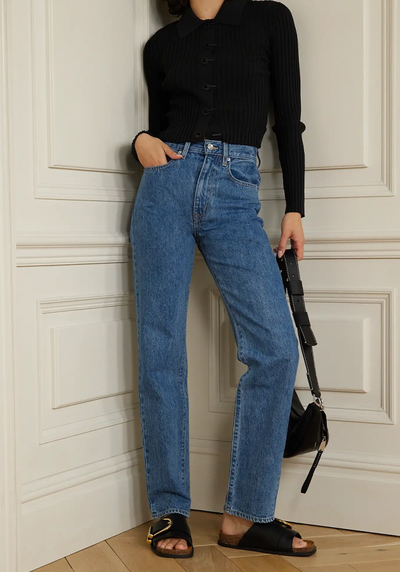 London High Rise Straight Leg Jeans from Slvrlake