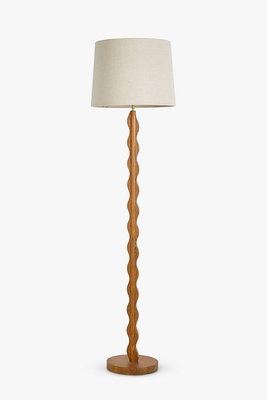 Wiggle Wooden Floor Lamp from John Lewis